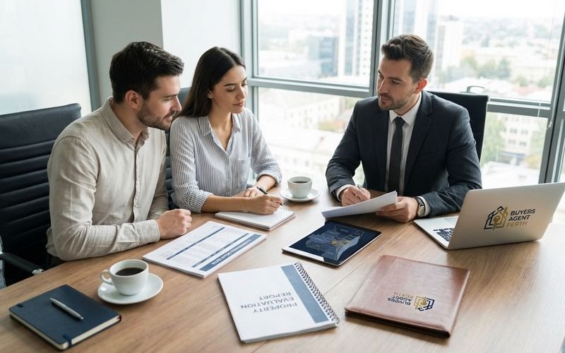 Couple making emotional property decision