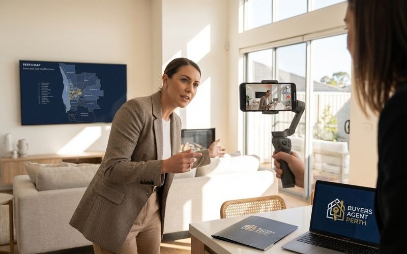 Buyers agent conducting video inspection for remote client