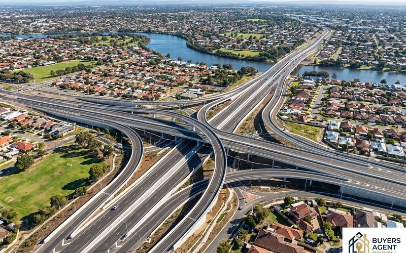 Perth road infrastructure improving suburb accessibility
